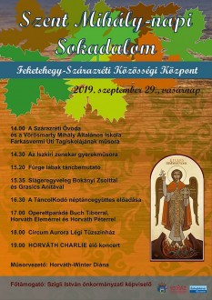 A XI. Szent Mihály-napi Sokadalom lesz a Feketehegy-Szárazréti Közösségi Központban